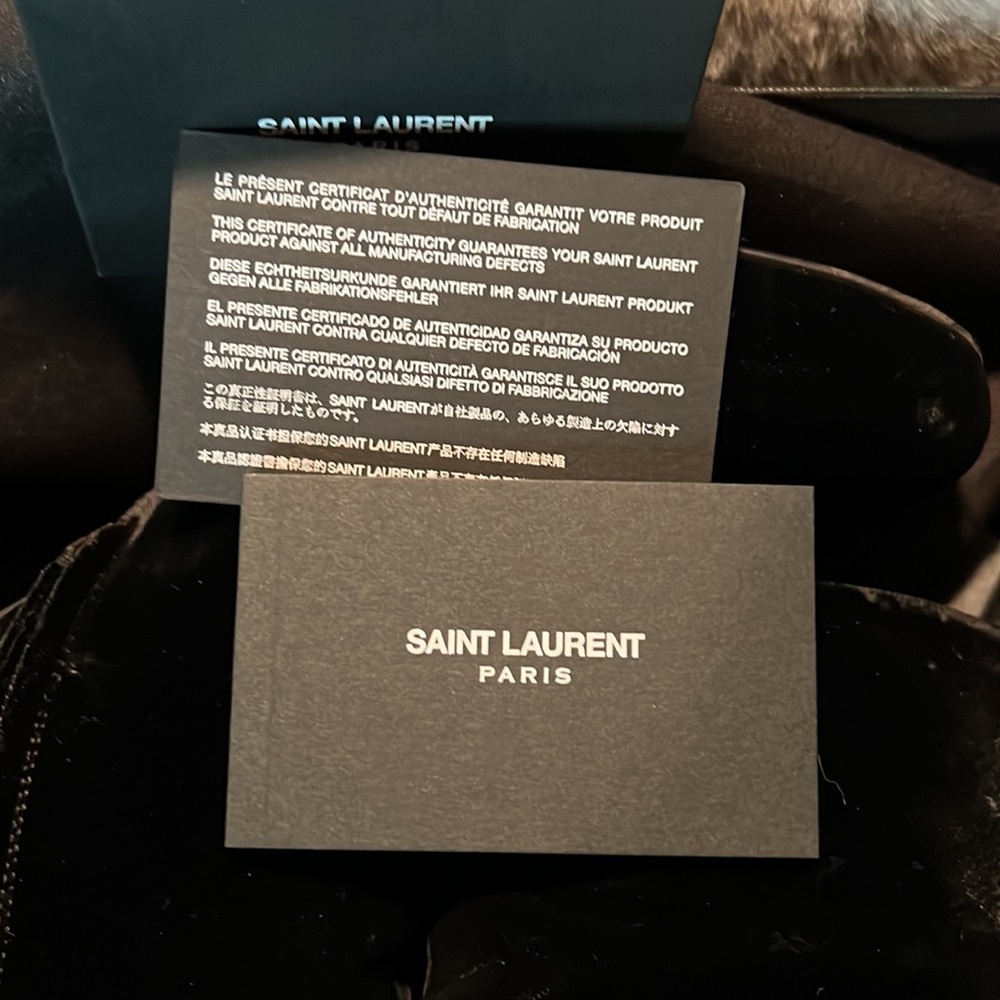 Saint Laurent Gorgeous Black boots, 8 1/2 B - Picture 10 of 10